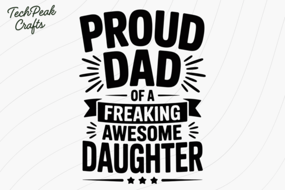 Awesome Daughter Dad PNG SVG for Graphics and T-Shirt Designs