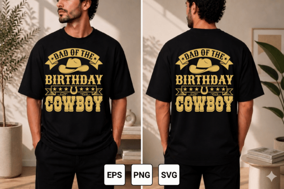 DAD of the BIRTHDAY COWBOY Graphics