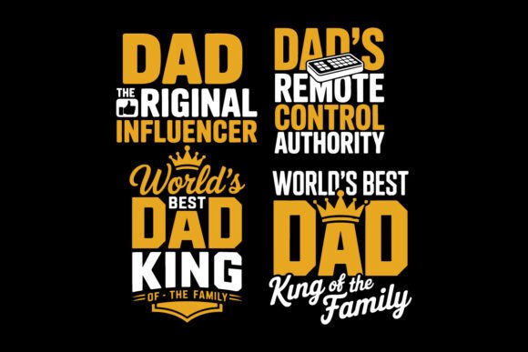 Dad T-Shirt Design Bundle – Funny Father