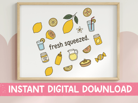 Fresh Squeezed Lemon Scatter SVG