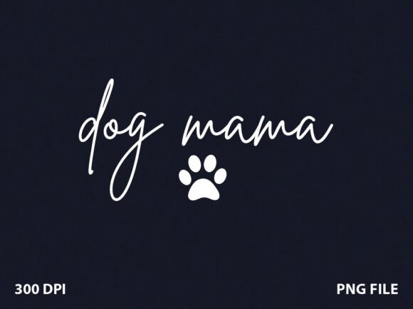Minimalist Dog Mama Dog Mom T-Shirt Graphics Freebies