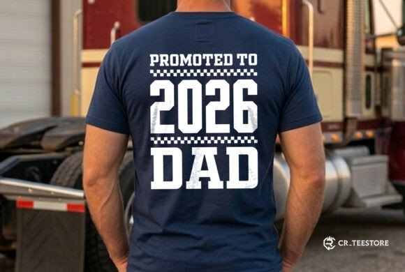 Promoted to Dad Funny Tshirt Svg Graphics