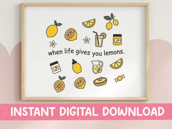 When Life Gives You Lemons SVG: Graphics for T-Shirt Designs