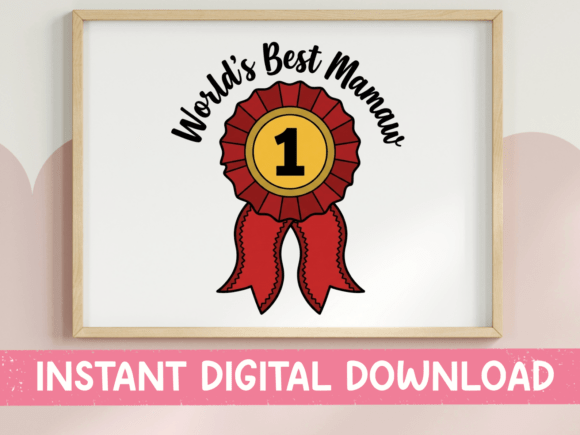 Worlds Best Mamaw SVG: Graphics for T-Shirt Designs